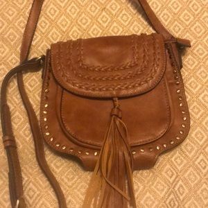 Crossbody imitation leather purse